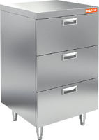 Стол с тремя ящиками HICOLD НБМТ 3-6/7