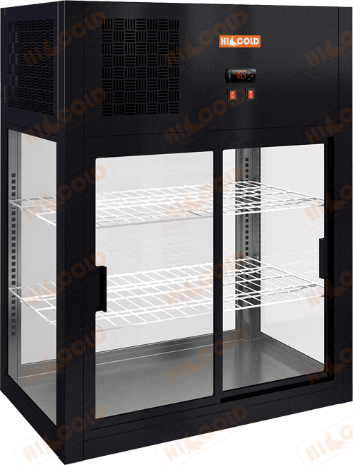 Настольная островная холодильная витрина  HICOLD  VRH O 790 Black