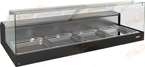 Настольная горизонтальная холодильная витрина  HICOLD  VRS 4 SN
