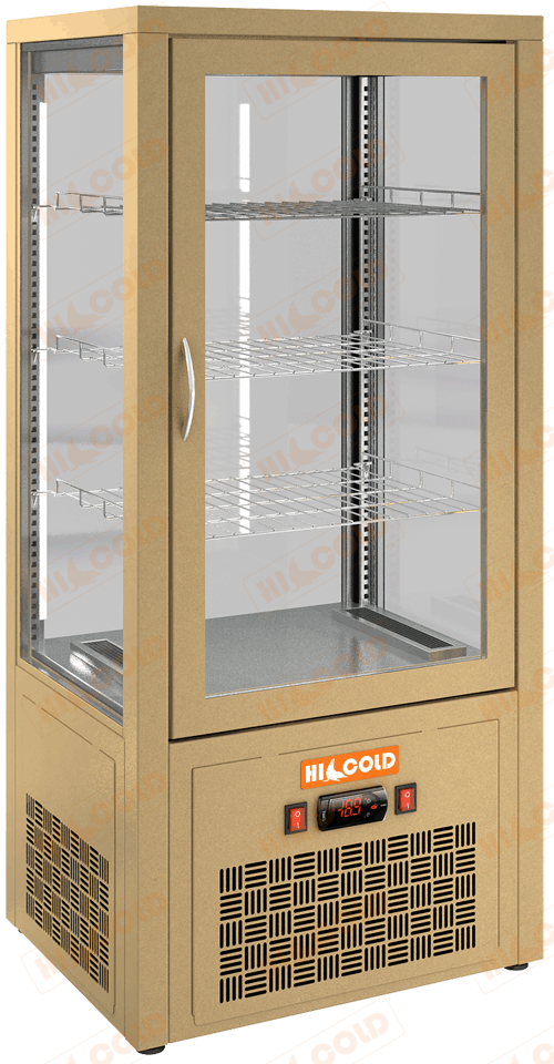 Настольная вертикальная холодильная витрина  HICOLD  VRC 100 Beige