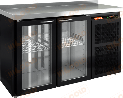 Стол охлаждаемый  HICOLD  BNG 11 BR2 HT BAR Black