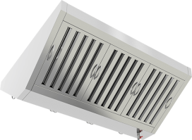 Островные вытяжные зонты