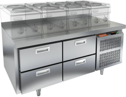 Столы холодильные и морозильные под тепловое оборудование