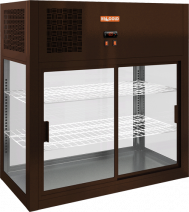 Настольная островная холодильная витрина  HICOLD  VRH O 990 Brown