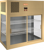Настольная пристенная холодильная витрина  HICOLD  VRH 990 Beige