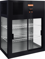 Настольная пристенная холодильная витрина  HICOLD  VRH 790 Black