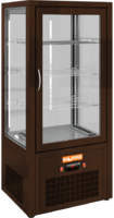 Настольная вертикальная холодильная витрина HICOLD VRС 100 Brown