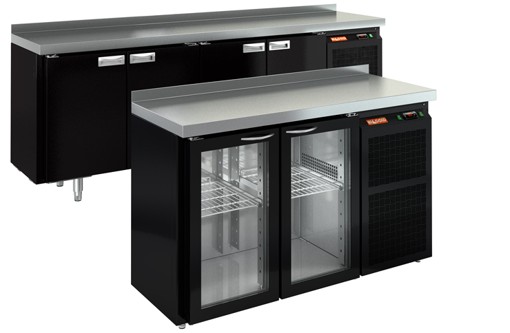 Холодильные барные столы в новом цвете